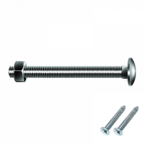 1x M10x100 CUP SQUARE HEX BOLT GALVANISED single