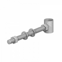 GATE HANGER TO BOLT FOR METAL GATES (BOTTOM) 35mm PIN GALV