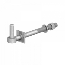 16" GATE HANGER TO BOLT 19mm PIN (ROUND) GALVANISED