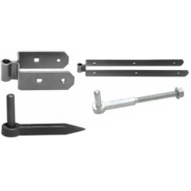 12" HINGE KIT FOR TIMBER FIELD GATE GALVANISED