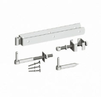 24"ADJUSTABLE HINGE SET for 3" GATE GALVANISED (PACK)