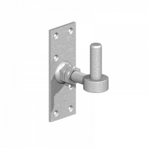 ADJUSTABLE HOOK ON NARROW PLATE 19mm PIN GALVANISED