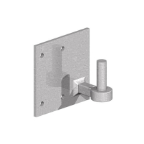 HOOK ON PLATE 4"x6" HEAVY DUTY OFFSET PIN R/H GALVANISED