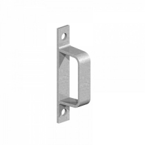 3.1/2" FIELDGATE D-BRACKET GALVANISED (STAPLE TO BOLT ON)