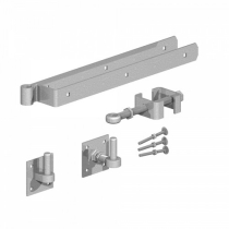 90 DEGREE SELF CLOSING GATE SYSTEM FOR A TIMBER FIELD GATE