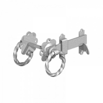 6" RING GATE LATCH TWISTED HANDLE GALVANISED PACK