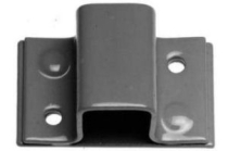 RECEIVER STAPLES FOR SQUARE BOLT GALVANISED 16mm