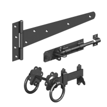 SIDE GATE KIT RING LATCH BLACK (GATEPACK B)