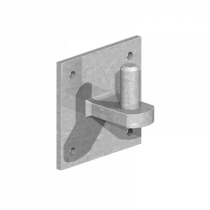 HOOK ON PLATE 4x4x5/8" PIN GALVANISED