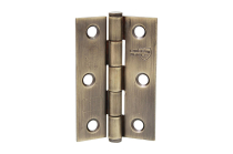 CE7 CERTIFIRE BUTT HINGE(PAIR) ANTIQUE BRASS w/BUTTON TIP PIN