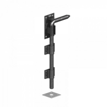 12" GARAGE DOOR BOLT BLACK (PACK)