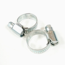 2X WORM DRIVE/HOSE CLIPS FOR 8mm HOSE (JUBILEE)