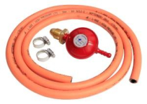 PROPANE REGULATOR + 2 METRE OF 8mm HOSE