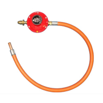 7KG/HR 37mbr PROPANE REGULATOR C/W 1M BIG BORE PIGTAIL (15mm)