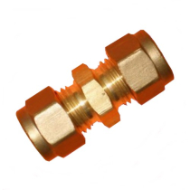 3/8 EQUAL ENDED COUPLING BRASS