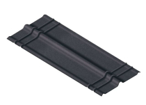 1m x 180mm ONDULINE RIDGES CORRUGATED ROOFING BLACK