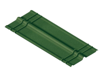 1m x 180mm ONDULINE RIDGES CORRUGATED ROOFING GREEN