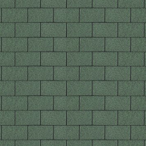 SQU. FIBREGLASS SHINGLES GREEN 3T4X21-3413 3sqM (21 PIECES)