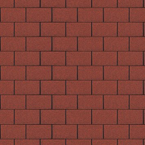 SQU. FIBREGLASS SHINGLES RED 3T4X21-3422 3sqM (21 PIECES)