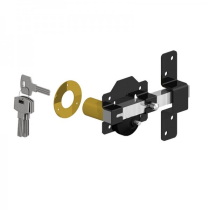 70mm PREMIUM RIMLOCK LOCKING BOLT/SPRING LATCH STAINLESS