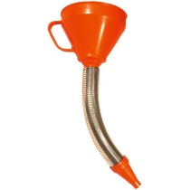 PLASTIC FUNNEL WITH STEEL FLEXIBLE SPOUT