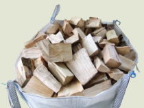 BULK BAG OF KILN DRIED (mixed) HARDWOOD LOGS(0.8CUBIC METRE)*